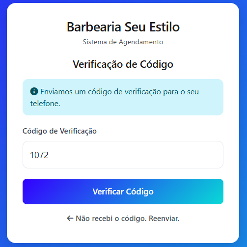 Portal de agendamento — tela 3 de 11